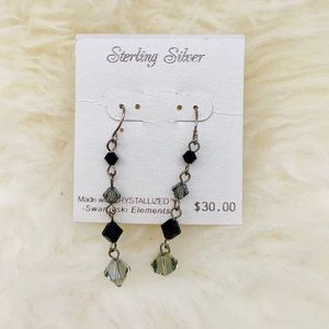 📍SOLD📍Swarovski Crystal Sterling Silver Dangling